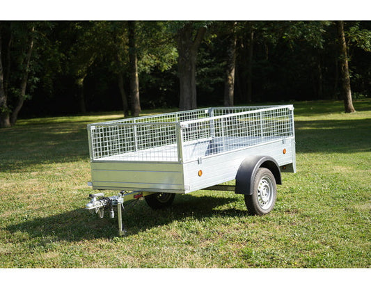 Remolque de acero galvanizado 500 kg – 291 × 159 cm
