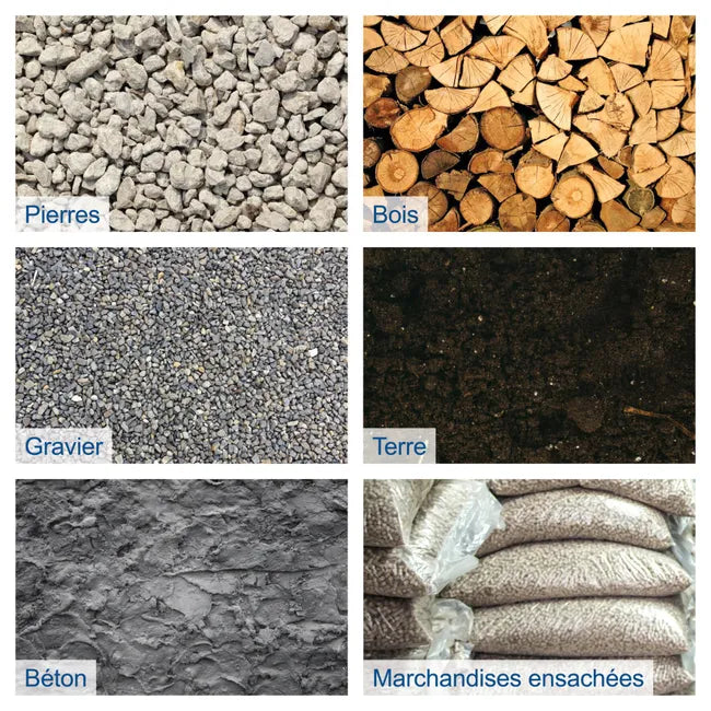 Volquete basculante motorizado – 6,5 CV, 4 tiempos, 196 cc